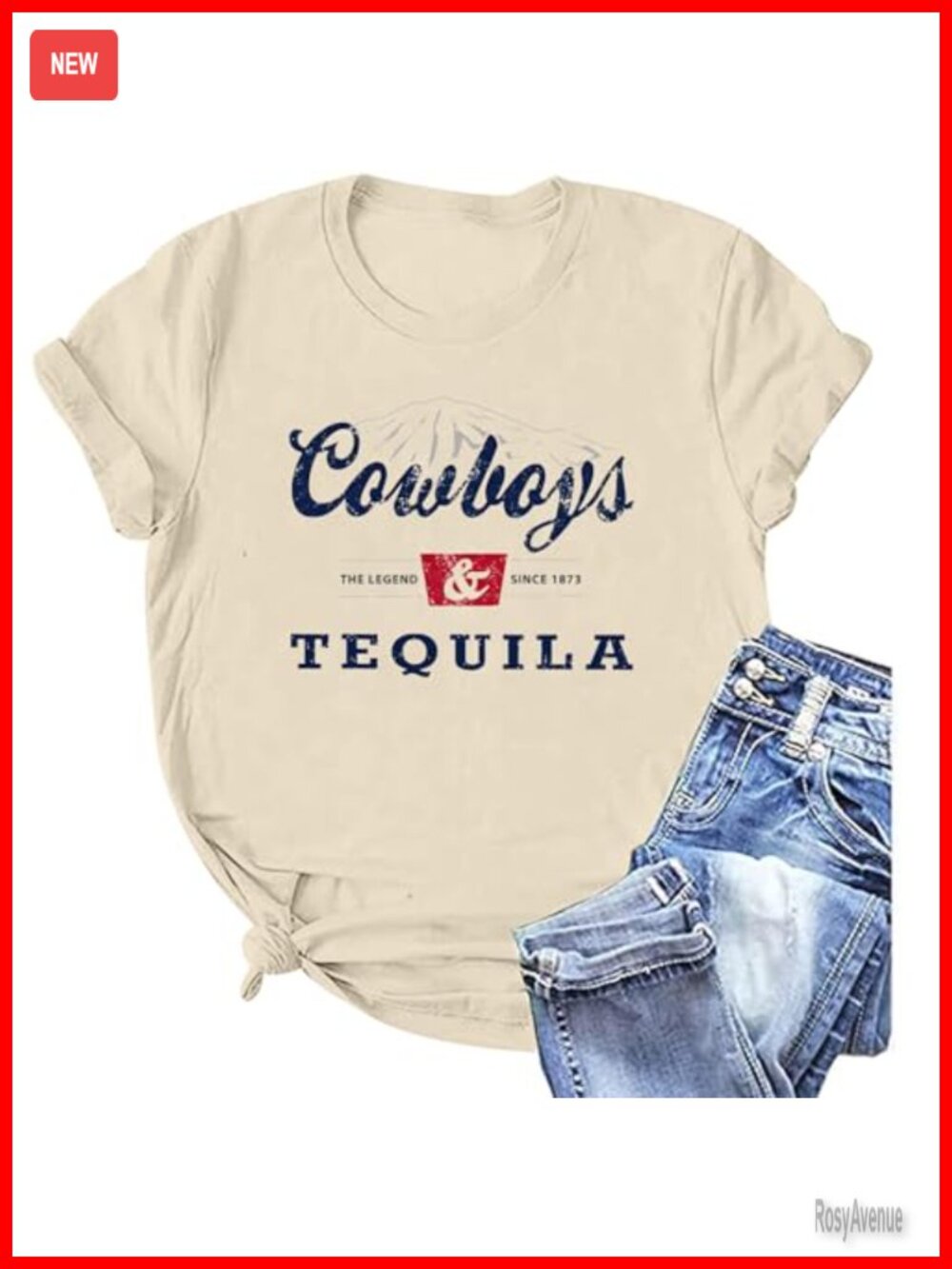 Western Cowboy Graphic Tee Vintage Rodeo Concert Top